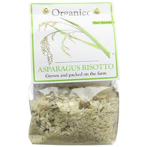 オルガニコ アスパラガス リゾット オーガニック 小母さん入り合わせる 250g (4個入) Organico Asparagus Risotto Organic Ready Mix 250 g (Pack of 4)