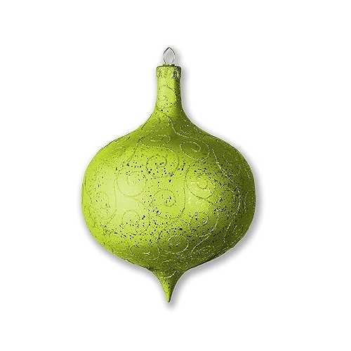 300粍 12in ライムネギオーナメント Queens of Christmas 300粍 12\" Lime Green Onion Ornament"