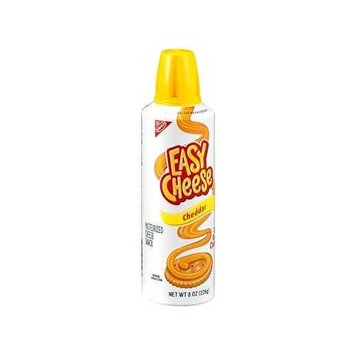 イージーチーズ、チェダー、8薬局衡オンス社会的単位(12個容器に並べる) NABISCO Easy Cheese, Cheddar, 8-Ounce Units (Pack of 12)
