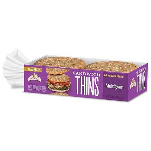 Arnold Select Sandwich Thins Multi-Grain 12 薬局衡オンス (Pack of 6)