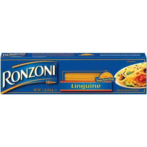 ロンゾーニ 輪っか上げ米、16薬局衡オンス (10個風呂敷き包み) Ronzoni Linguine, 16-Ounce (Pack of 10)
