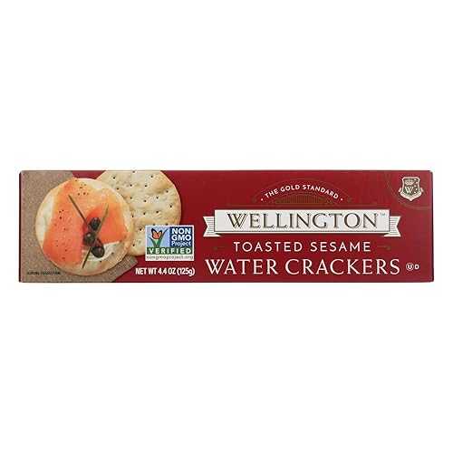 ウェリントン味ごまかんしゃく玉、4.4薬局衡オンス箱 Wellington Tasted Sesame Cracker, 4.4 Ounce Box