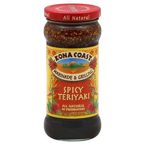 Kona Coast, Sauce Teriyaki Spicy, 14.5 Ounce