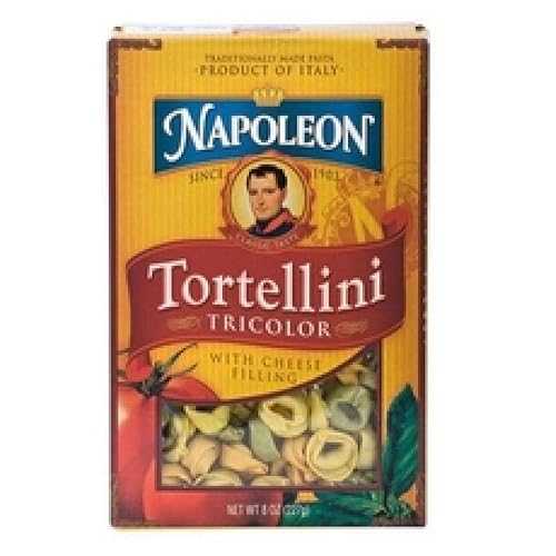 ナポレオン１世 トリコロール トルテッリーニ チーズフィリング入り口・入口 (12x8薬局衡オンス) Napoleon Tricolor Tortellini With Cheese Filling (12x8Oz)