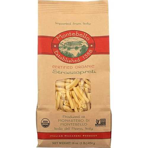 (容れものではありません) パスタ ストロッツァプレティ オーガニック MONTEBELLO (NOT A CASE) Pasta Strozzapreti Organic