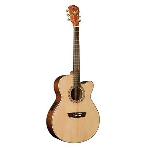 Washburn Harvest G7SCE Grand Auditorium Cutaway Acoustic Electric Guitar (WG7SCE-A)