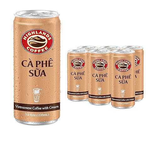 Generic Highlands Coffee C PH SA 7.9 薬局衡オンス Can Bundle (6/12/24 Count) - Premium Iced Milk Coffee with Condensed Milk (Pack of 12)
