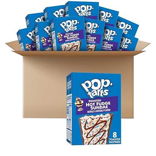 Pop-Tarts Toaster Pastries, Breakfast Foods, Kids Snacks, Frosted Cookies and Creme (96 Pop-Tarts)