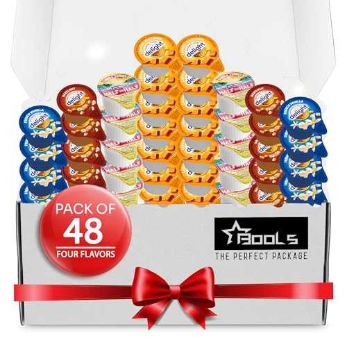 CHOISE Coffee Creamer Singles Variety Pack Packaged by Bools, (48 Pack) Coffee Creamer Singles for Home, Office, Coffee, Bar, Gift
