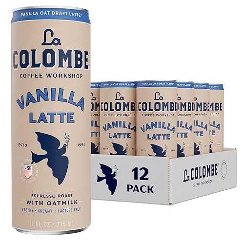La Colombe Coffee, Oatmilk Vanilla Latte, 11 fl 薬局衡オンス Cans (Pack of 12), Coffeehouse Quality Cold Brew, Specialty Grade Coffee Beans, Ready-to-Drink On-the-Go