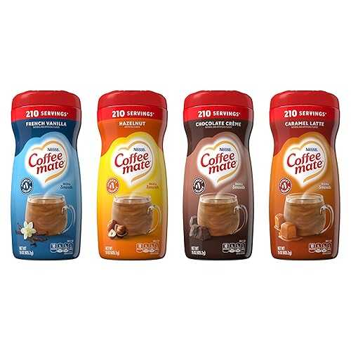 Coffee mate Flavored Creamer 4 Pack Variety Pack (15 薬局衡オンス bottles) - Chocolate クロム・・me, French Vanilla, Hazelnut, Caramel Latte Coffee mate Flavored Creamer 4 Pack Variety Pack (15 薬局衡オンス bottles) - Chocolate クロム me, Fren