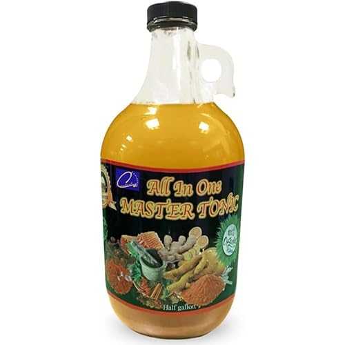 Content Household Fire Cider Master Tonic Wellness Shots / Herbal Tonic Apple Cider Vinegar Ginger Turmeric Honey / Gut Health Cleanse / Kosher Certified / Half Gallon/64薬局衡オンス Beverage