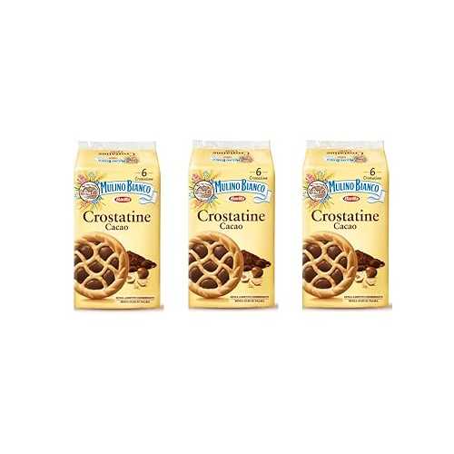 3 X Mulino Bianco Cake Crostatina cioccolato biscotti cacao 6pz