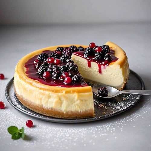 ANDY ANAND CHOCOLATIER Gluten-Free Wild Berry Cheesecake, 9\" Freshly Baked with Real California Cream Cheese, No Preservatives, Handmade Dessert (2.8 lbs)"