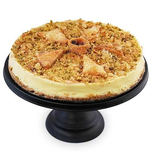 ANDY ANAND CHOCOLATIER Luxurious Baklava Cheesecake: Turkish Honey \u0026 California Cream Fusion - Gourmet 9-inch Dessert Delight, 2.8 lbs