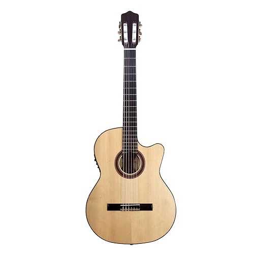 Kremona Rosa Luna CW Acoustic/Electric Flamenco Guitar Handmade インチ Europe Padded Gig Bag Included