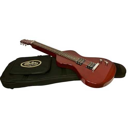 Asher Electro Hawaiian Asher Guitars Electro Hawaiian Junior Lap Steel Guitar - Trans Cherry with Gig Bag!
