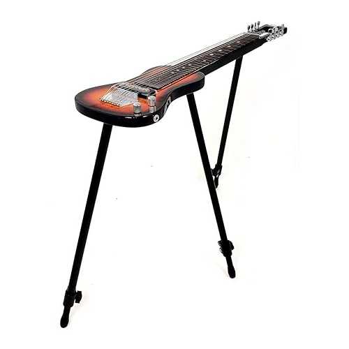 SX LAP 8 3TS 8 String Lap Steel Guitar w/Free Detachable Stand and Padded Carry Bag