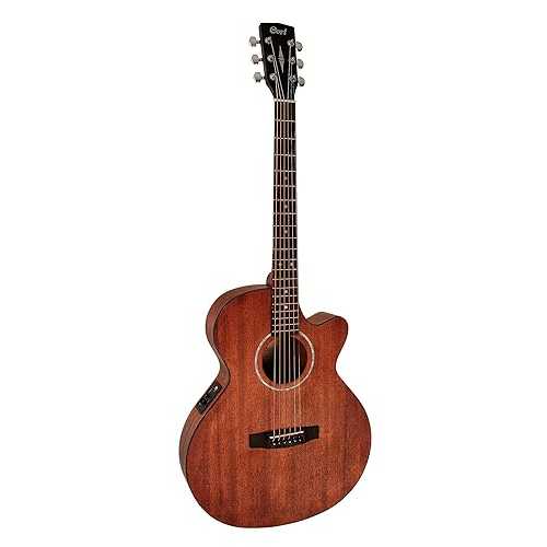 Cort 6 String Acoustic-Electric Guitar, Right, Open Pore, Full (SFXMEMOP-A)