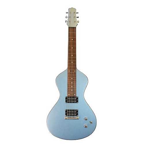 Asher Electro Hawaiian Electro Hawaiian Junior Lap Steel Guitar - Lake Placid Blue