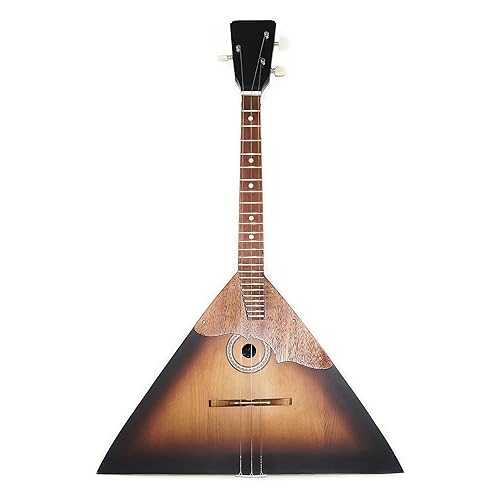 Classic Original Ukrainian Balalaika 3 Strings Prima made インチ Ukraine Trembita Natural Wood! Bright sound!