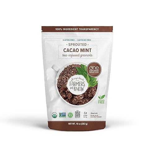ONE DEGREE ORGANIC FOODS Granola - Cacao Mint 10Oz (Case6)