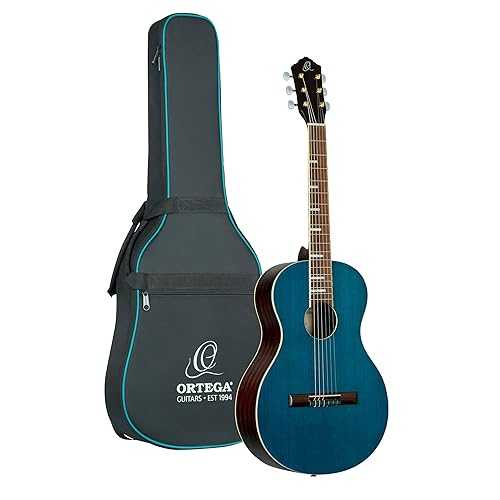 Ortega Guitars Ranger Series Short Scale Nylon String Parlor Guitar w/Bag