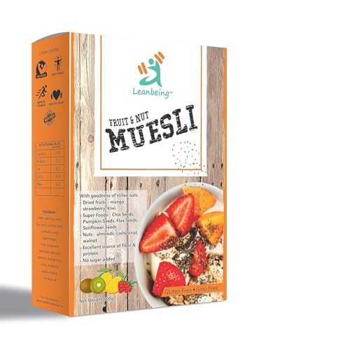 Generic VEDA Muesli Fruit \u0026 Nut 400G / Gluten Free / Natural Breakfast Cereal / Naturally Sweetened