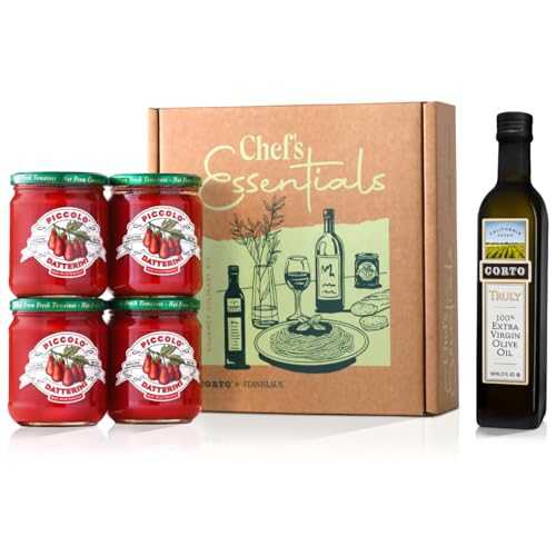 Corto x Stanislaus Chef s Essentials Kit TRULY Extra Virgin Olive Oil - Ultra-Fresh Fall Harvest \u0026 Piccolo Datterini Baby Plum Tomatoes Handpicked - Loved by Pro Chefs now for Home Chefs