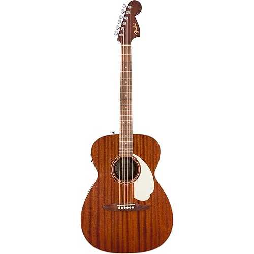 Fender California Standard Monterey E, Sapele Top, Ivory Pickguard, Natural Sapele