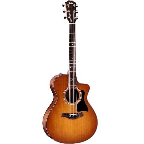 Taylor 112セリウム Special Edition Grand Concert Acoustic-Electric Guitar - Honeyburst with Gig Bag
