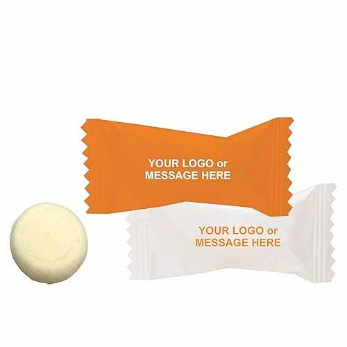 Promos On-Time Custom Printed Individually Wrapped Buttermints (2000 mints)