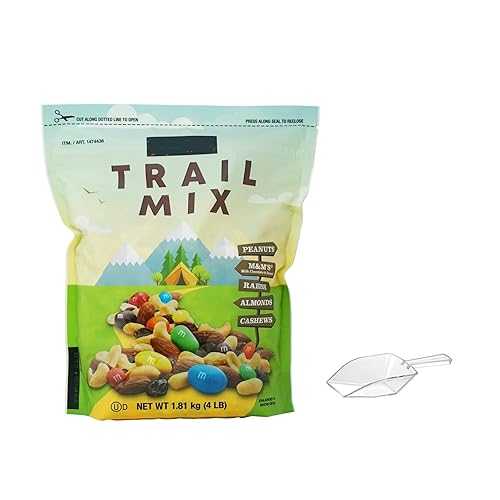 Braidz Trail Mix with Chocolate and Peanuts Mixed Nuts \u0026 Assorted Nuts Snack, 4 Pounds Trail Mix Bulk Nut Mix, Healthy Snacks for Adults With Mini Scooply Scoop