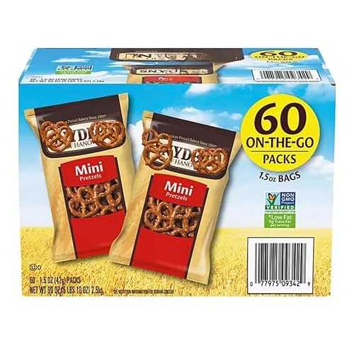 Generic Mini Pretzels, 1.5 Ounces, 60 Count (1 Pack)