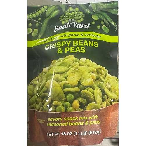 Generic Crispy Beans \u0026 Peas, Savory Snack Mix Seasoned with Garlic \u0026 Coriander, 1.1 LB