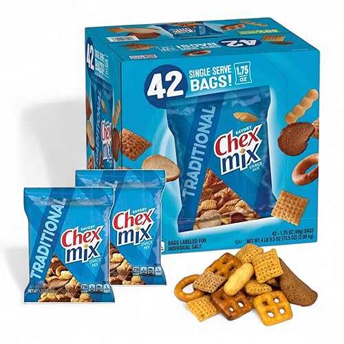 Traditional / Chex- Mix, 1.75 薬局衡オンス, (42 Pack) Custom Bundled by MOOCHI