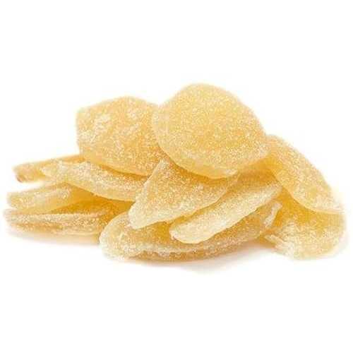Crystallized Ginger Slices by It\u0027s Delish, 5 Lbs Bulk / Candied Ginger Candy Fruit Chews Natural Dried Root with Sugar Crystals, Unsulphured, No Color Added - Healthy Snack, Vegan, Kosher