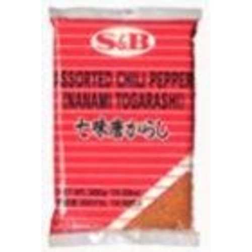 S\u0026B Togarashi 10.58 Oz - Authentic Japanese 7-Spice Blend, Gourmet Seasoning for Soups, Noodles, Yakitori, Ideal for Chefs \u0026 Culinary Enthusiasts