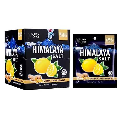 Generic 36 Box Big Foot Natural Himalaya Salt - Ginger And Lemon Candy Flavour (Total 432 Pcs)