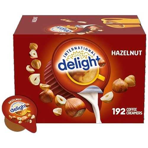 Gen・・rico International Hazelnut, Liquid Coffee Creamer Singles, Non-Dairy, 0.44 fl 薬局衡オンス, 192 コンピュータ断層撮影法