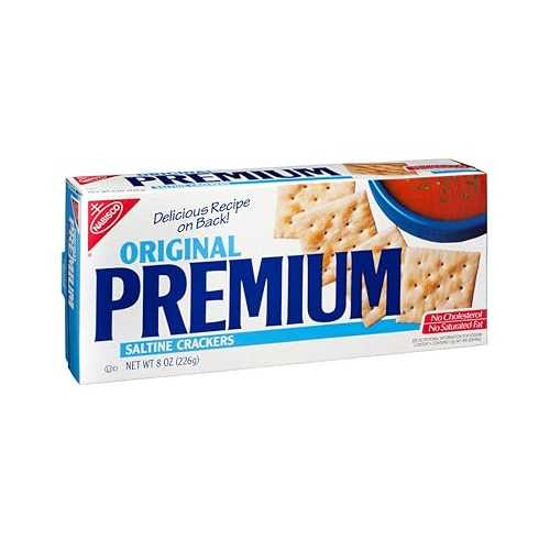 Premium Saltine Crackers, 8-Ounce Boxes (Pack of 12)