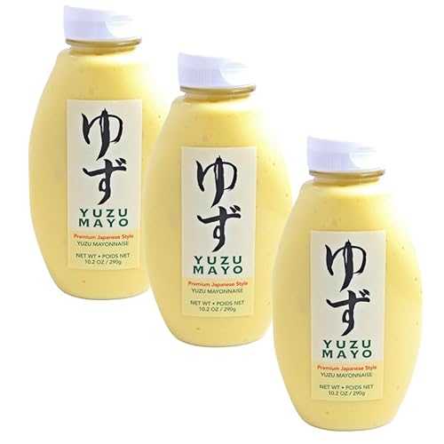 Hotaru Foods Yuzu Mayonnaise - Premium Japanese Style, Mayo from Japan, 10.2 薬局衡オンス (3-Pack)