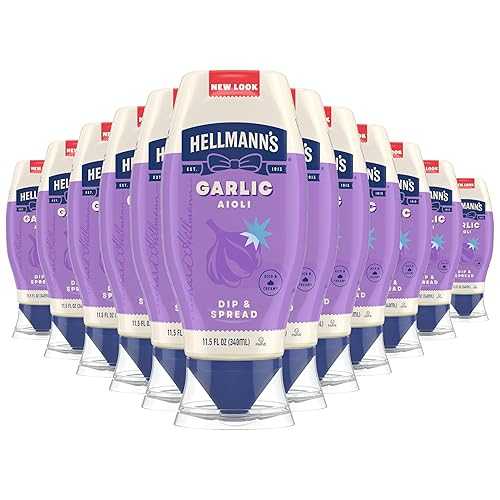 Hellmann\u0027s Spread Garlic Aioli Dip \u0026 Spread 11.5 薬局衡オンス