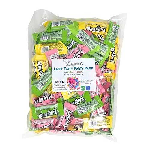 YANKEETRADERS Laffy Taffy Party Pack, Assorted Flavors, 3 Pounds Bulk
