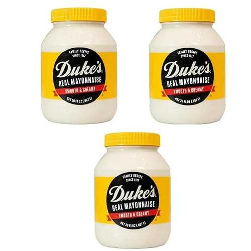 Generic Duke Mayonnaise Smooth \u0026 Creamy Jar, 30 薬局衡オンス each, 3 Count