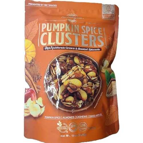 180 Snacks Pumpkin Spice Snack Clusters, Low Sodium, Low Cholestrol - 15 Ounces