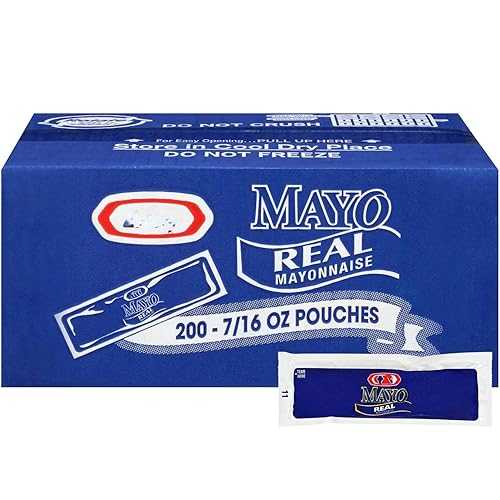 Generic Real Mayo Mayonnaise Single Serve Packets, 200 コンピュータ断層撮影法.