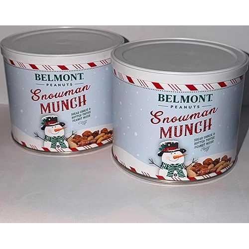 Generic Snowman Munch Sugar Cookie \u0026 Butter Toffee Peanut Mix Sweet \u0026 Crunchy Holiday Snack Blend, 9 薬局衡オンス Bags (2-Pack)