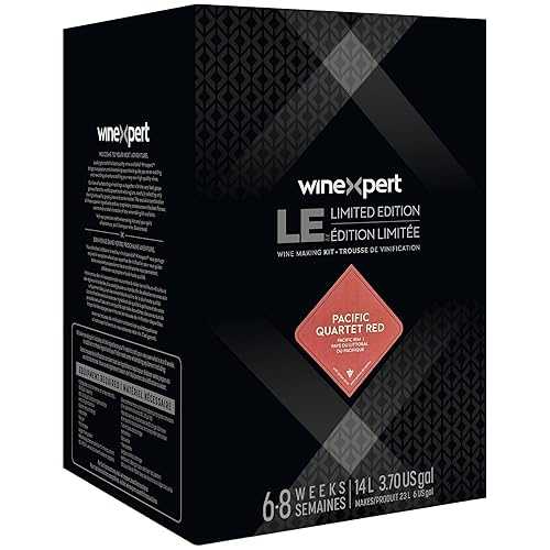 LE25 Pacific Quartet Red with Grape Skins 14L - Wine Ingredient Kit by Winexpert