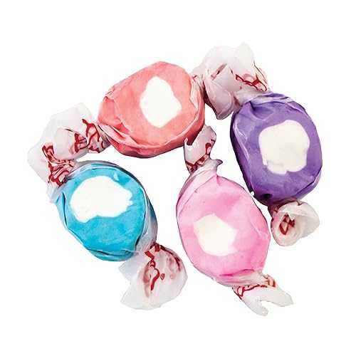 Taffy Town Saltwater Taffy - Berries \u0026 Creme / Gourmet / Nougat-Style Candy / Soft \u0026 Delicious / Sumer Snack Treats / Party Good Candies / 5 lbs